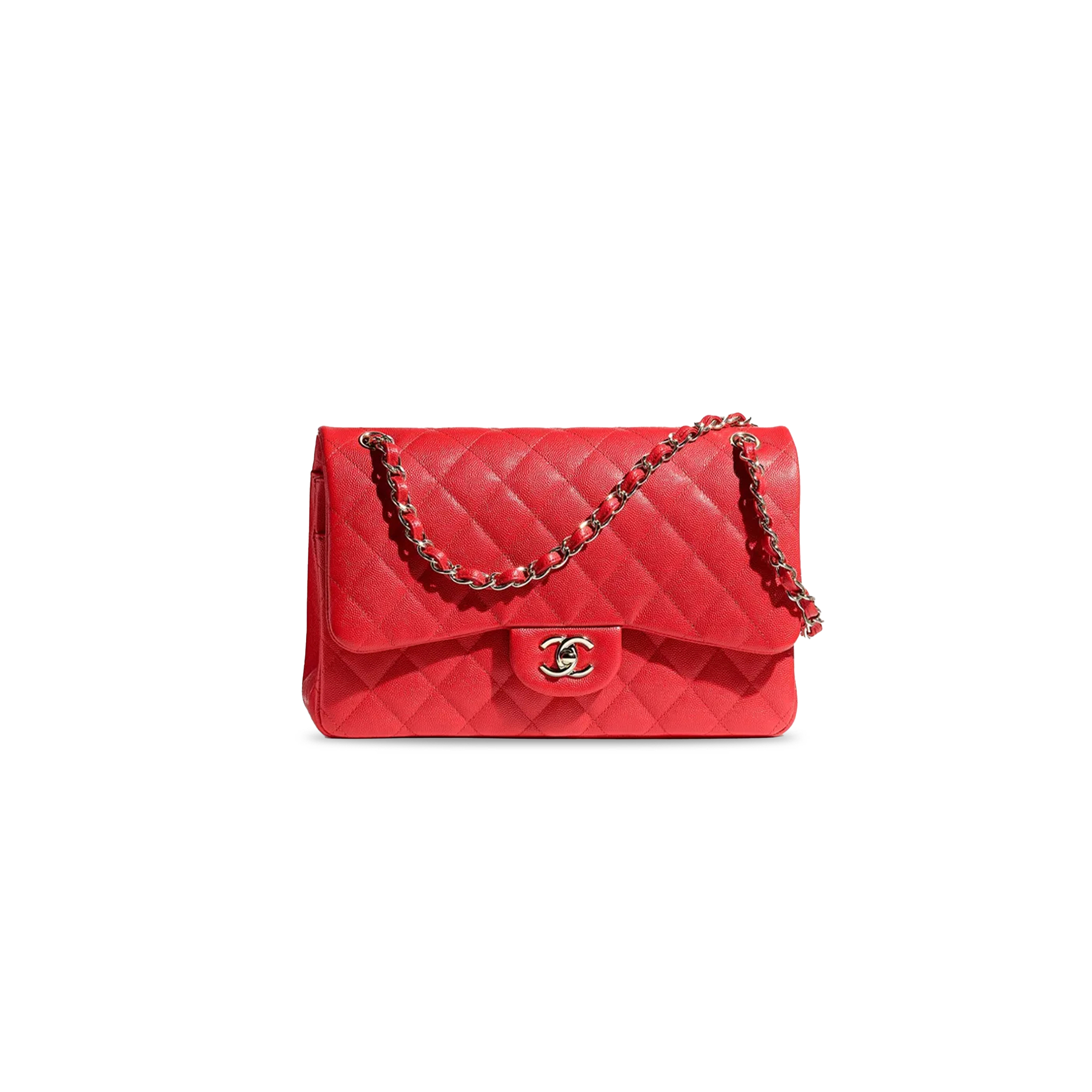 CHANEL CLASSIC FLAP CF GRAIN EMBOSSED A58600 Y33352 NC028 (30*19.5*10cm)